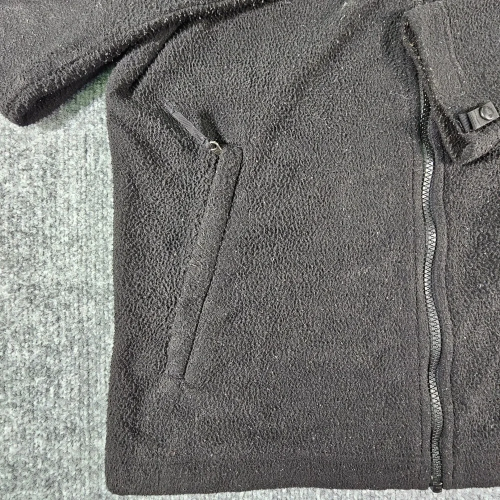 The North Face TKA 100 Glacier Fleece Jacket‎ Men's Medium Black Full Zip